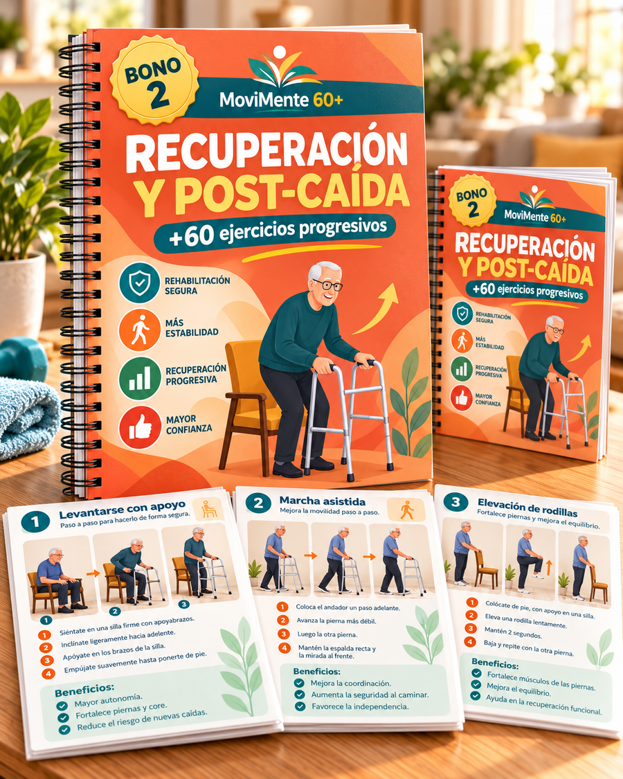 +60 ejercicios de recuperación y post-caída